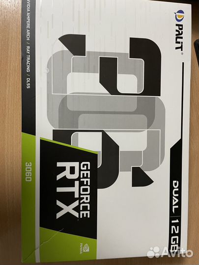 Видеокарта rtx 3060 12gb palit dual