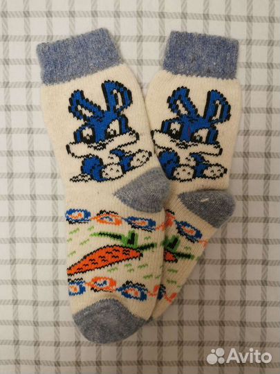 Шерстяные носочки на 37-39р, новые