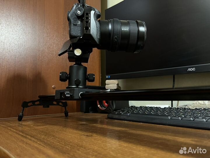 Слайдер 80см Andoer с головой