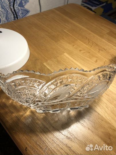 Хрустальные вазы для фруктов/ Салатница
