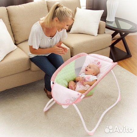 Слипер Bright Starts Добрые сны, розовый