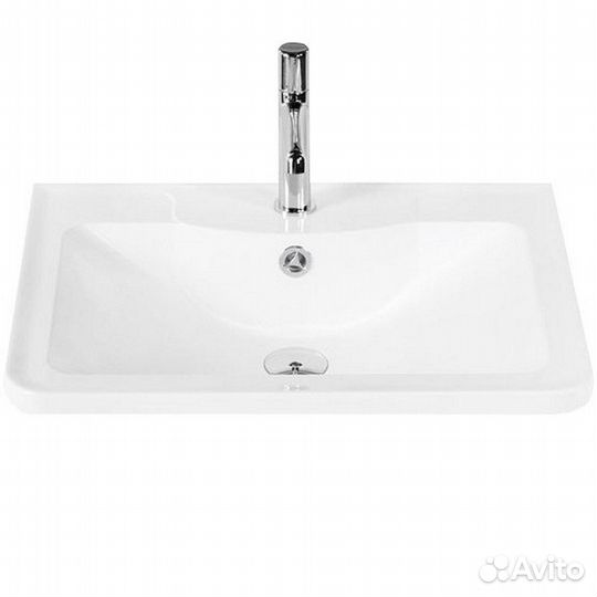 Тумба с раковиной Belbagno Acqua 600-2C-SO-BL Bia