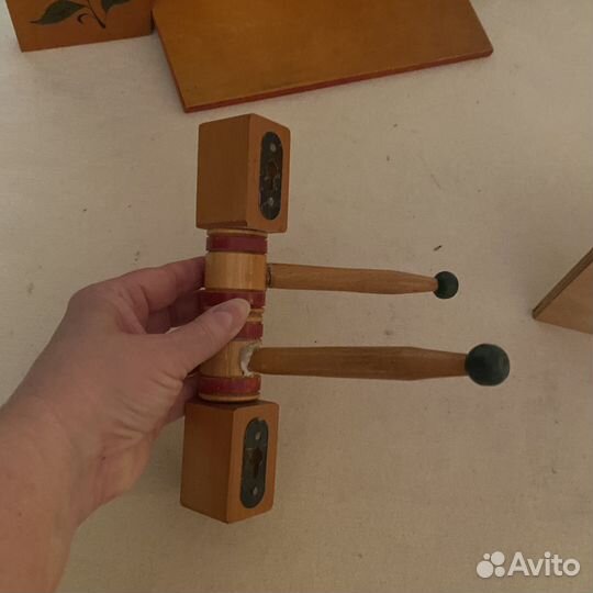 Деревянная винтажная утварь