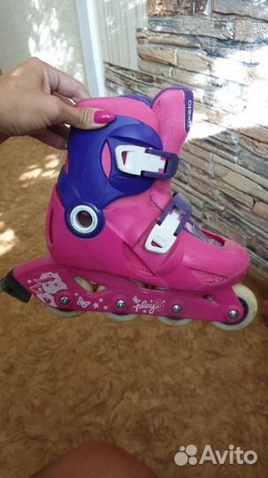Роликовые коньки детские раздвижные