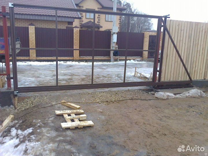 Металлические ворота