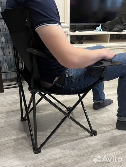 Стул туристический складной новый
