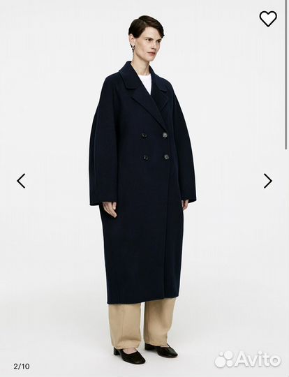 Пальто Arket М шерстяное