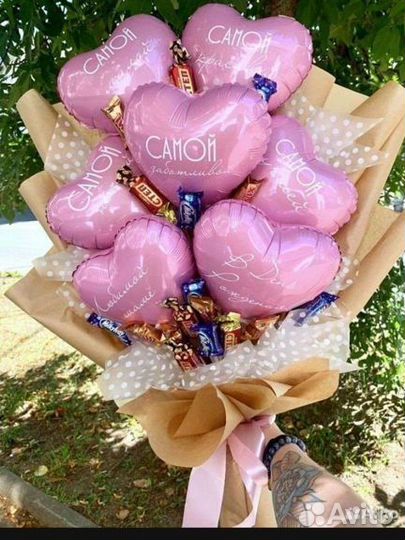 Букеты их шаров