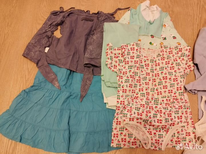 Детские вещи б/у пакетом для девочки размер 122