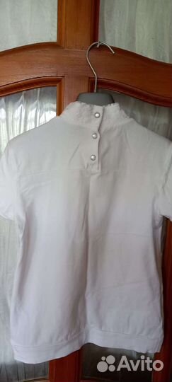 Блузка белая школьная