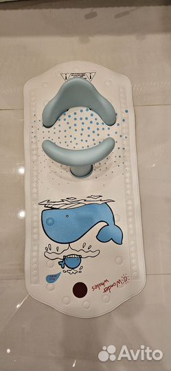 Стульчик для ванны с ковриком