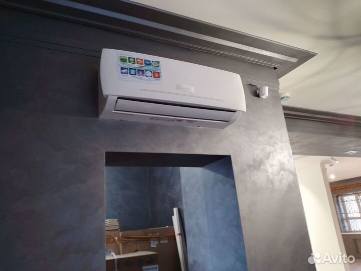 Установка кондиционеров монтаж трассы лично