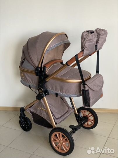 Коляска 3 в 1 трансформер (новая) LuxMom