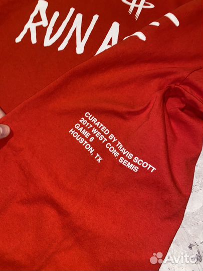 Футболка Houston Rockets Run Travis Scott XL мерч