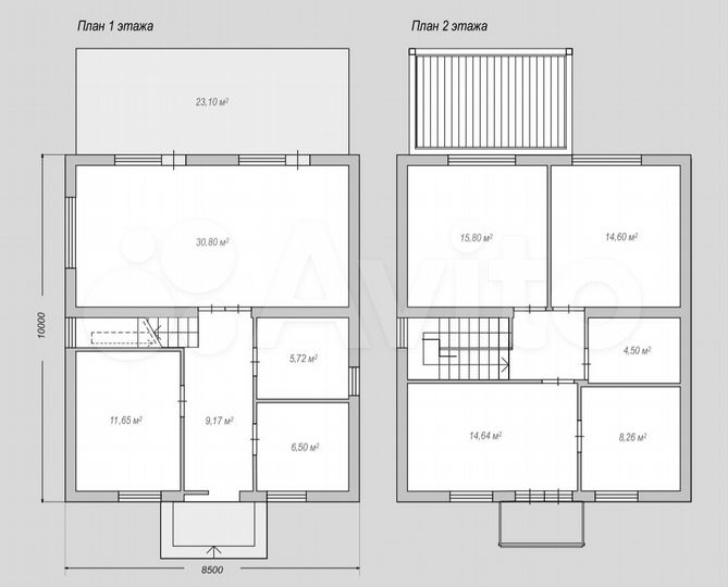 Коттедж 130 м² на участке 7,4 сот.