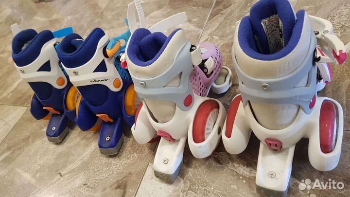 Роликовые коньки детские раздвижные