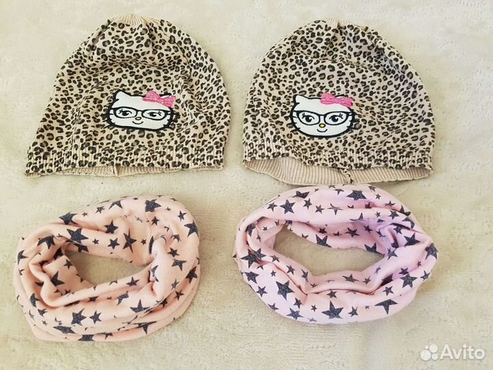 Шапка и снуд для девочки