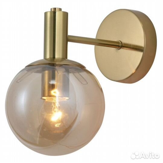 Бра schaffner Forza 1xE27 60Вт стекло металл золот