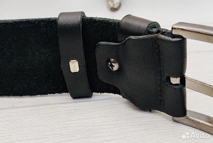 Мужской кожаный ремень diezel