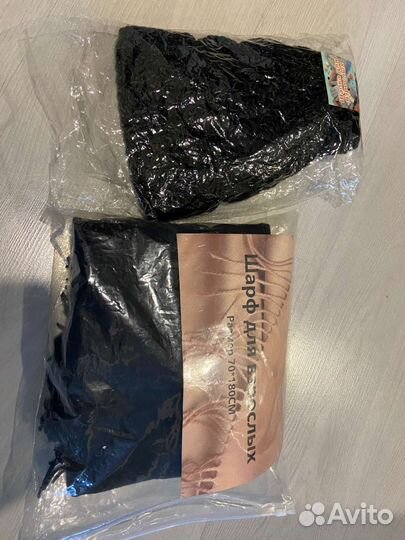 Комплект шапка и шарф