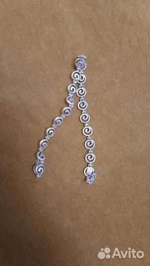 Браслет 20 см серебро