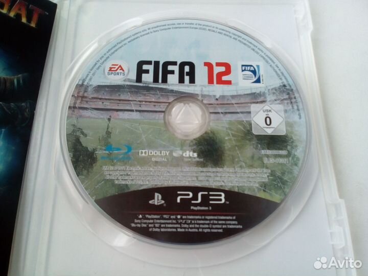 CD-диск (FIFA-12) на PlayStation-3