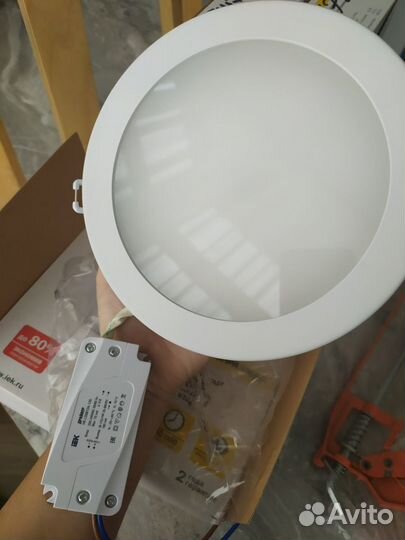 Светильник встраиваемый IEK 3шт