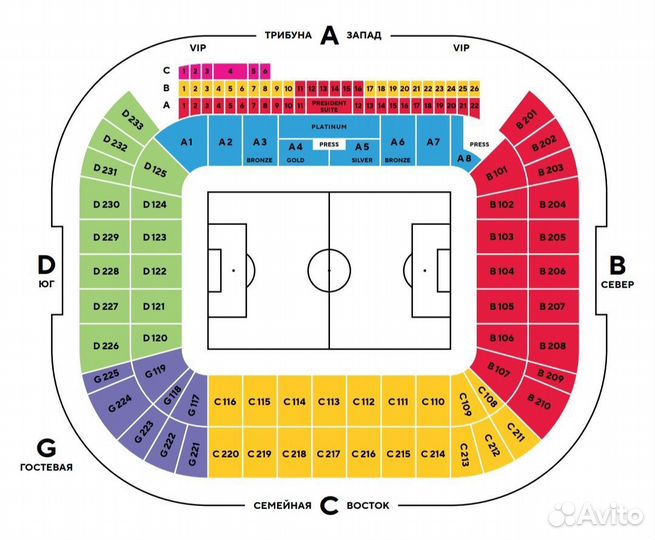 Билеты на Спартак - Ростов (05.10.24)