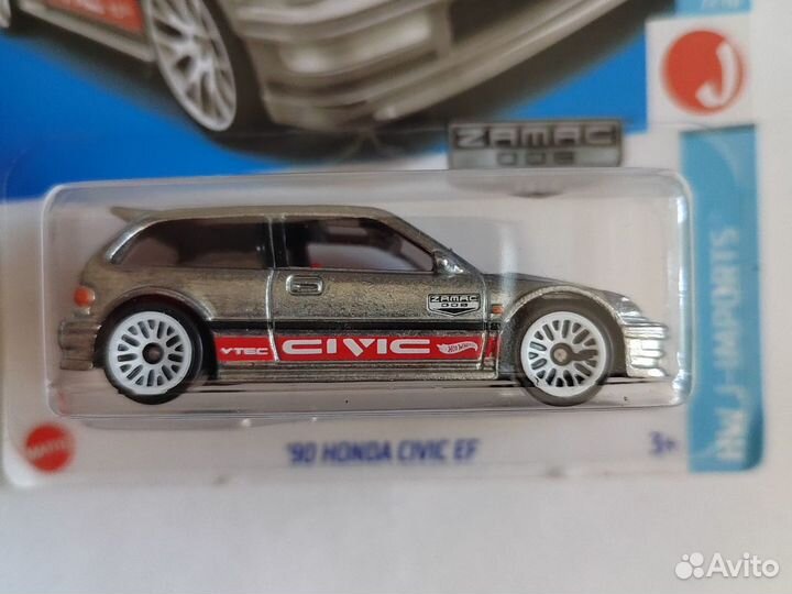 Hot Wheels 90 Honda Civic EF Zamac