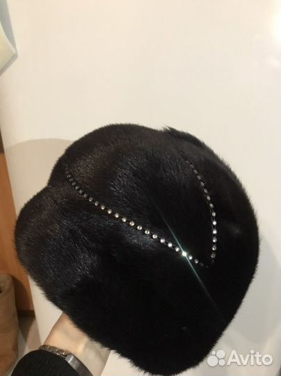 Шапка норковая женская
