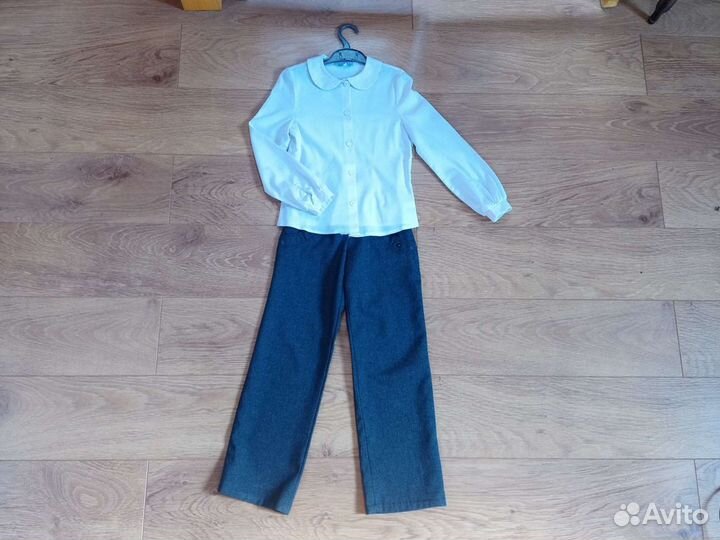 Школьная форма для девочки серая