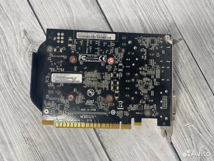 Видеокарта Palit GeForce GTX 1050 Ti StormX