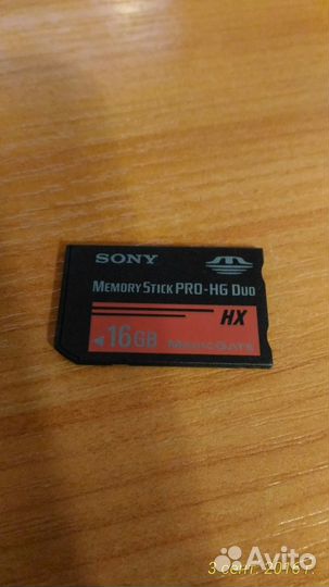 Карта памяти Memoriy Stick PRO-HG Duo 16GB