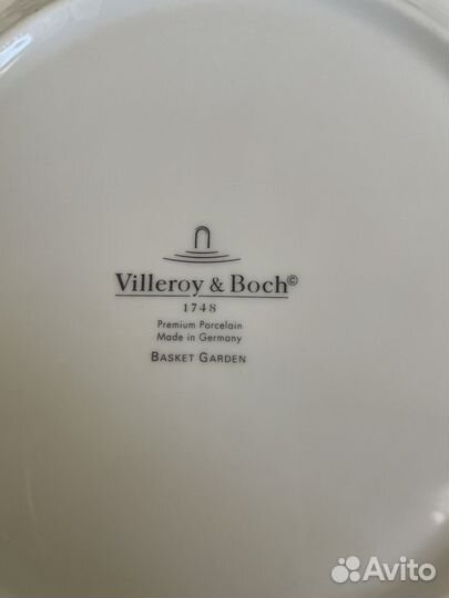 Villeroy boch тарелки