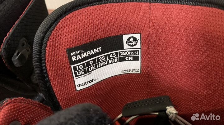 Сноубордические ботинки burton