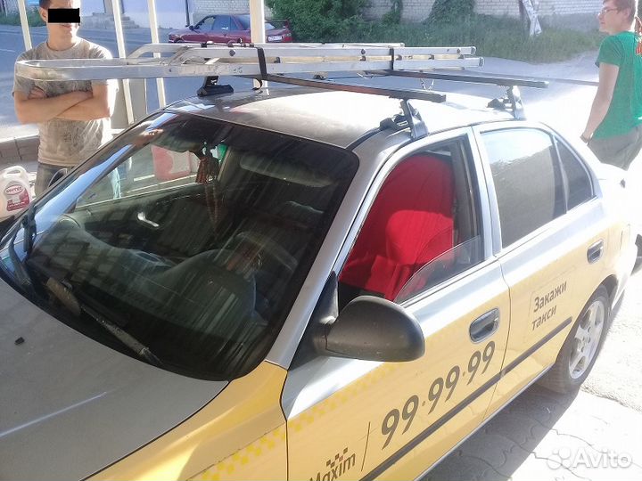 Багажник на крышу Hyundai Accent, эконом