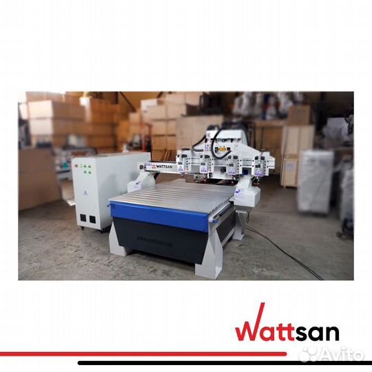 3D Фрезерный станок с чпу с 4 шпинделями wattsan M