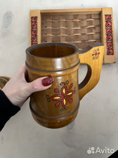 Посуда из дерева и бересты