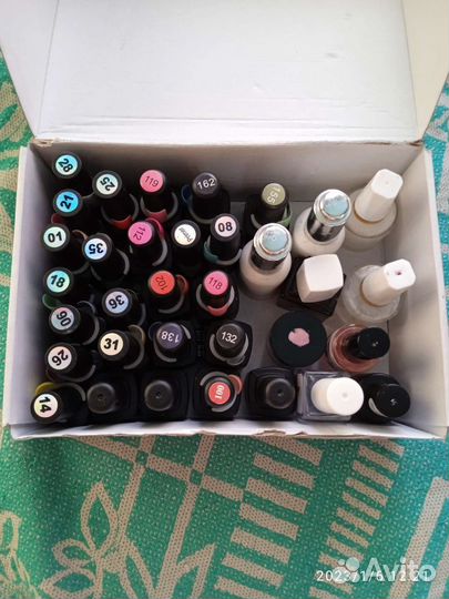 Набор гель лаки и лампа