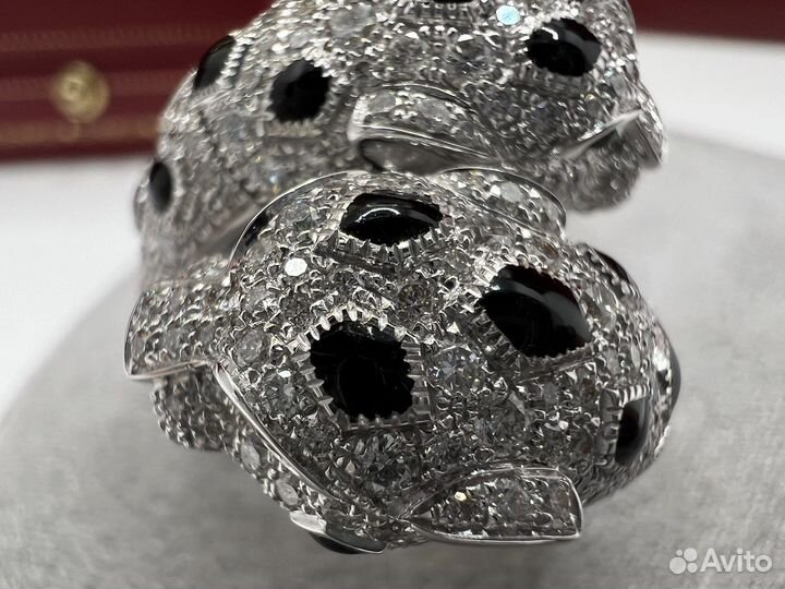 Золотое кольцо Panthère de Cartier с бриллиантами