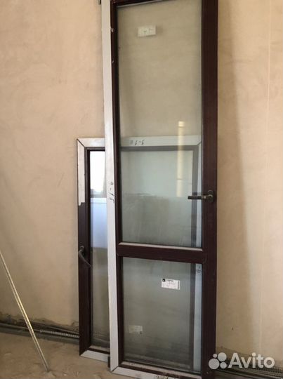 Пластиковые окна и двери б/у