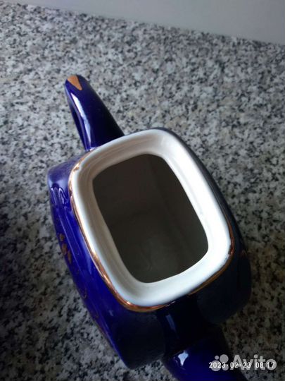 Чайник заварочный, гжель, кобальт