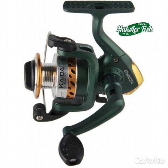 Катушка Kaida SN 203А, 3 подшипника, 2 шпули