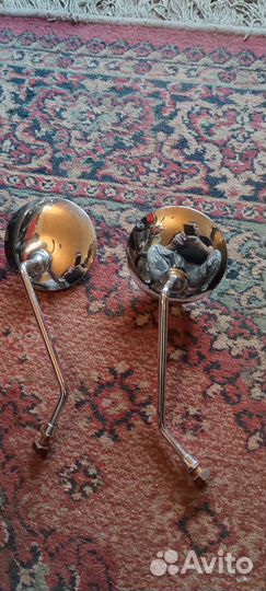 Зеркала для мотоцикла, советские, хром