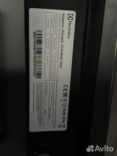 Конвектор electrolux ech 1500