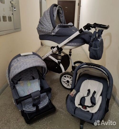 Коляска adamex 3 в 1