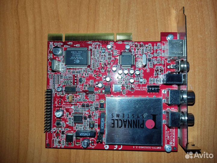 Tв-тюнер PCI Pinnacle pctv Pro TV FM S-Video