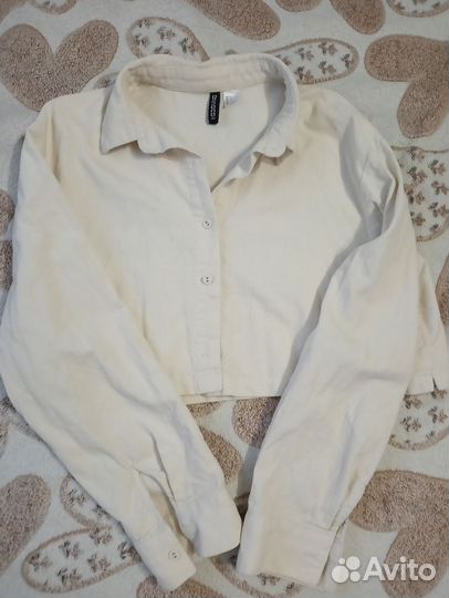 Укороченная рубашка hm