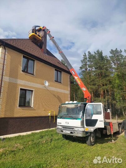 Аренда и услуги манипулятора, стрела 3 т, 14 м, борт 6 т, 6 м