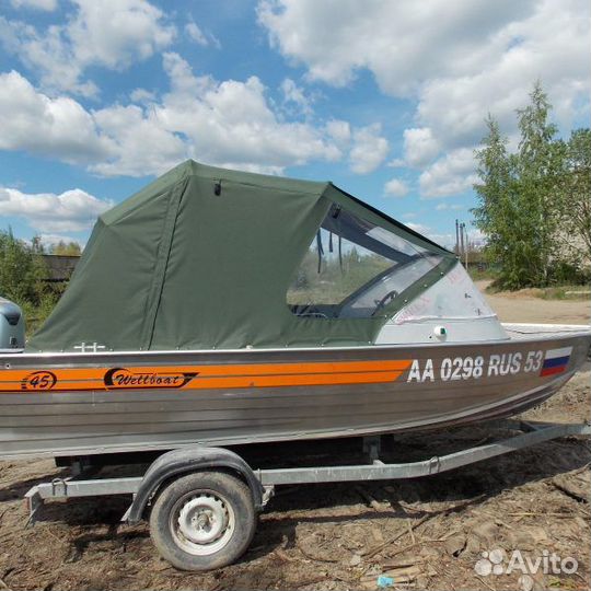 Пошив тентов на лодку